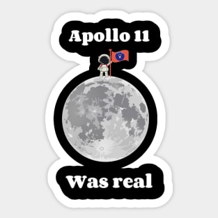 Apollo 11 was real Sticker
